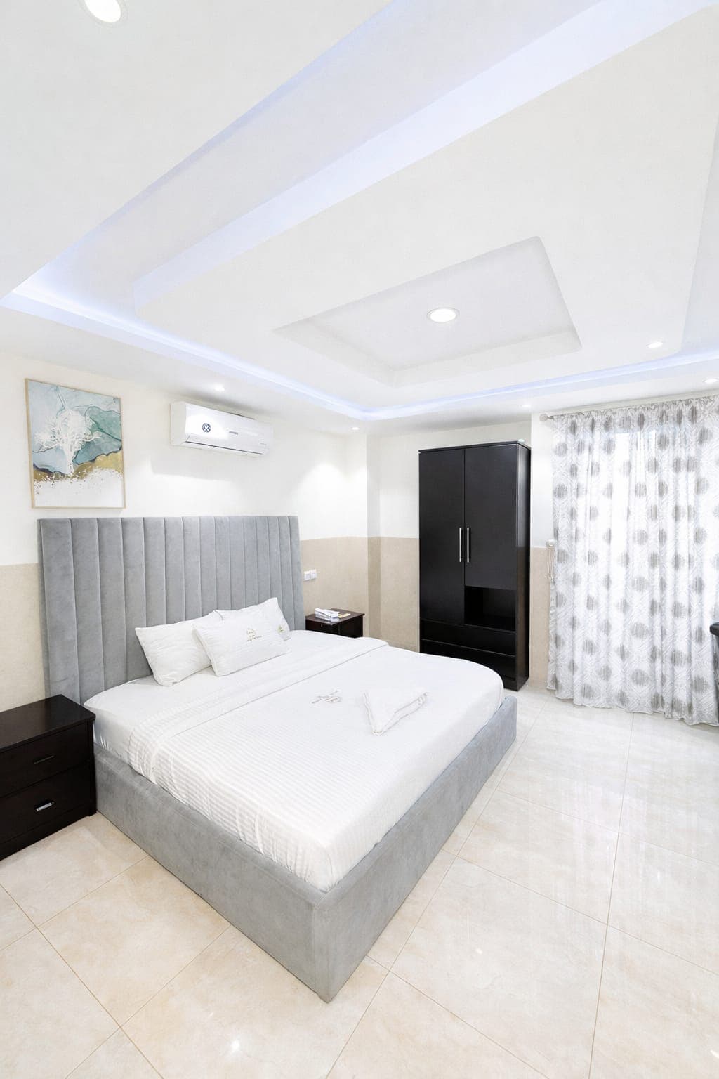 Luxury king room at Ikad Hotel & Suites, Victoria Island