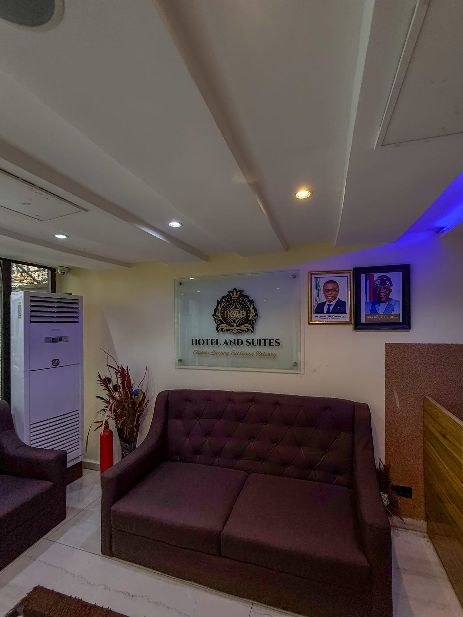 Lobby at Ikad Hotel & Suites, Victoria Island