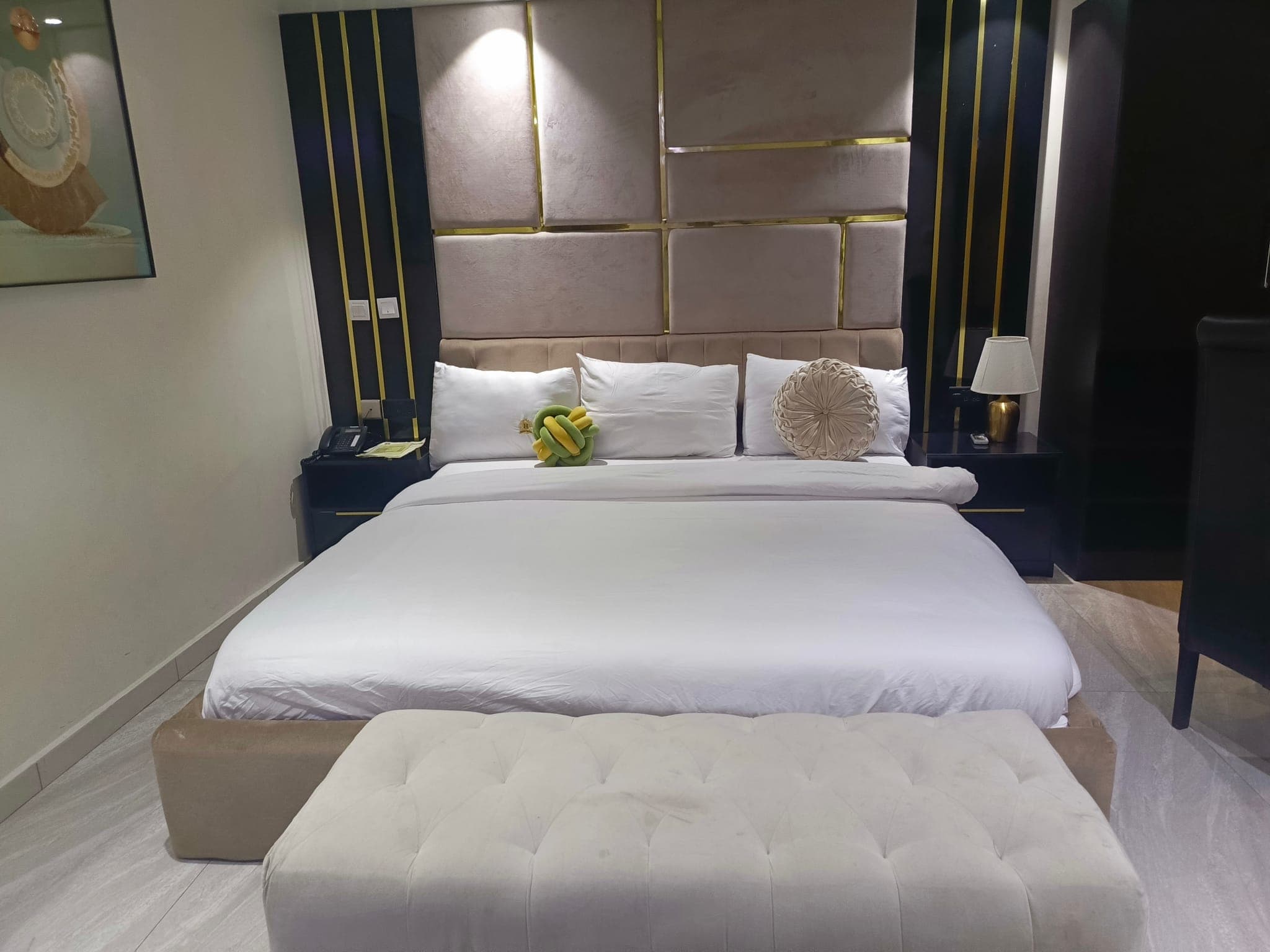 Master suite at Ikad Hotel & Suites, Victoria Island